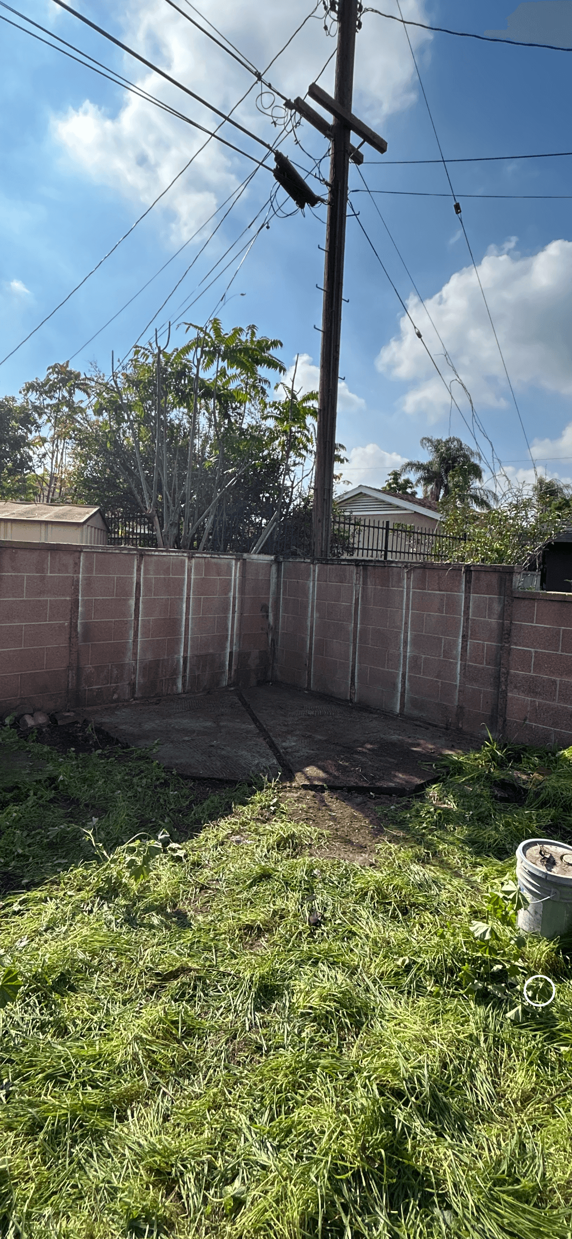 Full trailer of remodel debris hauled from a Garden Grove job site